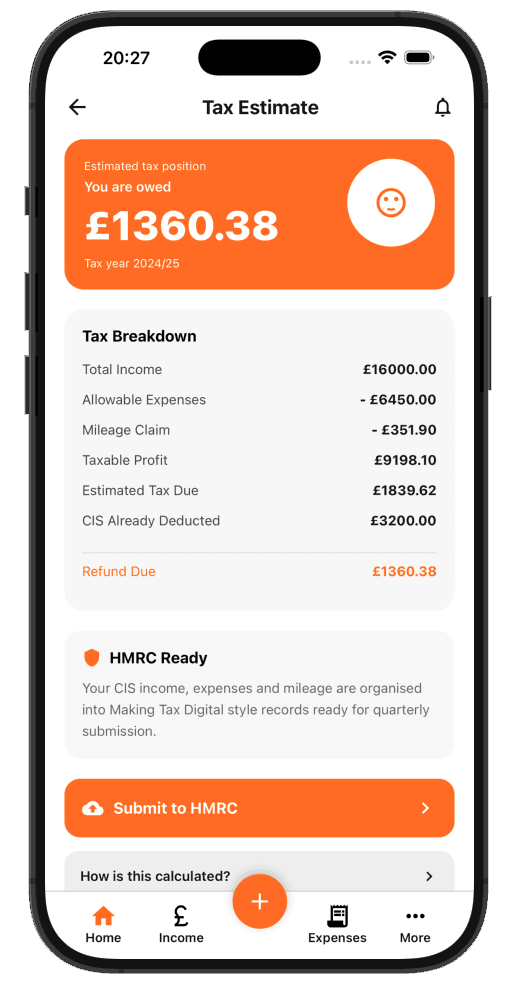 App preview on phone